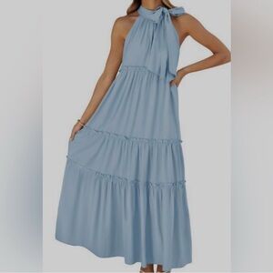 NWT Zesica boho halter maxi dress